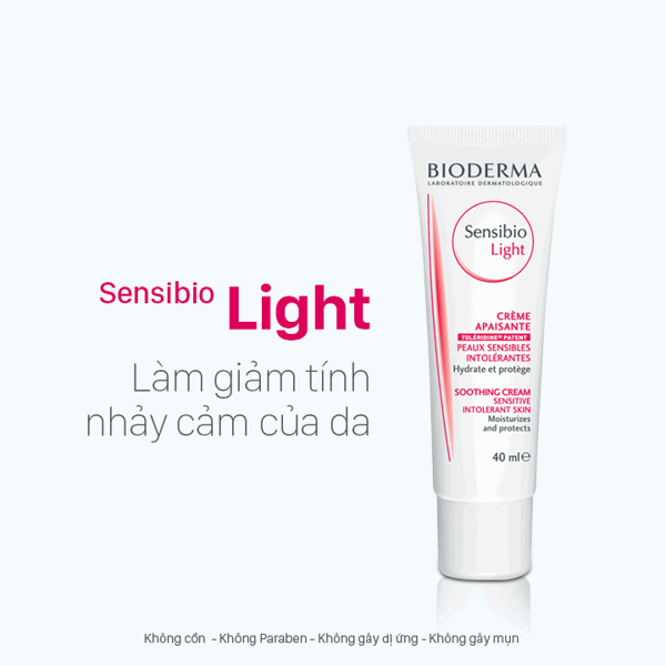 kem duong Bioderma Sensibio Light Cream