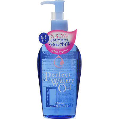 dau tay trang Shiseido Perfect Watery Oil Senka